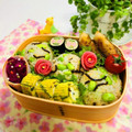 ムーニー（╹◡╹）'s cooksnap of when they made 枝豆と塩昆布のやみつき！おにぎり.