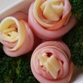 eir☆432V0P's cooksnap of when they made 簡単お弁当♡ハムチーズの薔薇♬隙間おかず.