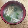 ボブナナ's cooksnap of when they made マイタケの味噌汁.