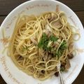 Kozu52☆'s cooksnap of when they made きのことアサリ（缶詰）パスタ.