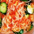 shelly616's cooksnap of when they made おつまみにも☆春雨キムチサラダ☆.