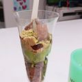 ☆★ケイト★☆'s cooksnap of when they made 抹茶アイスのきな粉練乳パフェ♡.