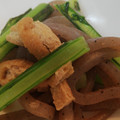 みずたまはあと's cooksnap of when they made しらたきと油揚げ・小松菜の炒め煮.