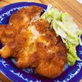 ayanky74's cooksnap of when they made 驚く程サクサク！簡単チキンカツ＊.