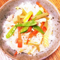木漏れ日の台所's cooksnap of when they made ふきと竹の子の混ぜご飯.