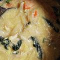 近所に同姓同名's cooksnap of when they made 【保育園給食】えのきのふわふわスープ.