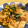 さっくん's cooksnap of when they made 鶏むね肉と小松菜とコーンのバター醤油炒め.