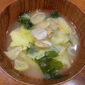 ほっぺ♡クック's cooksnap of when they made つまみになる☆あさりの酒蒸しお味噌汁.
