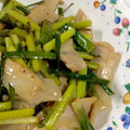 よしよしのキッチン☆'s cooksnap of when they made 10分で完成！豚肉とニンニクの芽炒め.