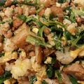 ジョンタ☆'s cooksnap of when they made 妊婦さんランチ♪小松菜と納豆のチャーハン.