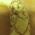 ぴんﾁｬﾝ's cooksnap of when they made 子供のお弁当に♪お絵かきバナナ♡.