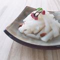 すんずく娘's cooksnap of when they made ☆春大根の桜漬け☆.