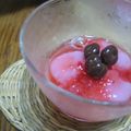 napico's cooksnap of when they made いちご白玉☆１００％天然果汁・果肉入り.