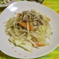 mmameco's cooksnap of when they made キャベツともやしの肉味噌炒め～中華風.
