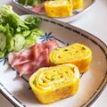 ありみりん♡'s cooksnap of when they made 簡単ネギ入り白だし卵焼き.