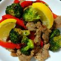 ササくん's cooksnap of when they made 免疫力アップ！豚肉と彩り野菜のレモン炒め.
