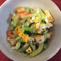 caruga's cooksnap of when they made さっぱり塩味！エビとセロリの卵炒め.