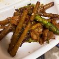 keikomama☆'s cooksnap of when they made アスパラガスとごぼうと豚肉の塩きんぴら.