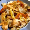 ローディーはぴ's cooksnap of when they made 春キャベツと胸肉のオイマヨ炒め.