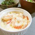 イベ長's cooksnap of when they made 簡単美味すぎ♡エビマヨチーズ焼き♡.