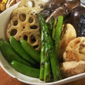 低カロ探検隊's cooksnap of when they made 簡単！鶏むねと残り物野菜のめんつゆ浸し.