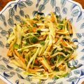まめ郎's cooksnap of when they made 簡単！たっぷり豆苗サラダ.