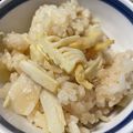 shinkoキッチン's cooksnap of when they made なおの筍ごはん.