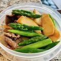 momoetsu's cooksnap of when they made 牛肉アスパラエリンギ炒め.