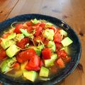 モクモクレシピ置き場's cooksnap of when they made トマトとアボカドの冷製白だしパスタ.