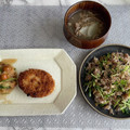 JANG♡'s cooksnap of when they made 大根おろしのなめこ・ほうれん草和え.