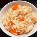shun_rio's cooksnap of when they made 人参とれんこんの炊き込みご飯.