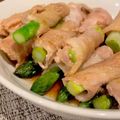 あんぺる's cooksnap of when they made 旬で簡単♪アスパラと白ネギの豚バラ肉巻き.