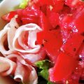 んーまっ's cooksnap of when they made 冷やしトマト☆バジルたっぷりドレッシング.
