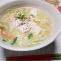 ぱふ's cooksnap of when they made 豆腐カニカマ卵トロ塩ラーメン☆レタスもね.
