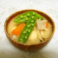 龍青空ママ's cooksnap of when they made あったまるぅ～♡栄養満点の豚汁.