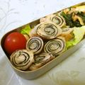 龍青空ママ's cooksnap of when they made お弁当に◎豚肉と海苔のグルグル巻.
