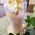 kans2's cooksnap of when they made ★スタバだ！キャラメルフラペチーノ★.