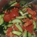 クックプ～'s cooksnap of when they made トマトとキュウリとカニカマのサラダ.