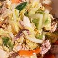 ゆーちゃんの嫁ちゃん's cooksnap of when they made 春キャベツとミンチの卵とじ.