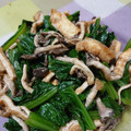 たぬたぬママ's cooksnap of when they made 小松菜としめじと油揚げのお浸し.