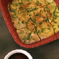 chobharu's cooksnap of when they made 小麦粉不使用！ねぎたっぷりねぎ焼き♪.