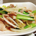 クックMI445J☆'s cooksnap of when they made 豚肉ともやし小松菜の和風炒め.