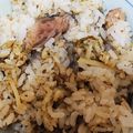 しょうとみどり's cooksnap of when they made サバ缶de緑茶葉と生姜の炊き込みご飯.