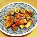 山ばあば's cooksnap of when they made ちくわにin☆オクラチーズ.