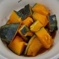 しぃーむ's cooksnap of when they made レンジで簡単カボチャの煮物.