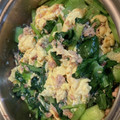 くっきんぐ主夫's cooksnap of when they made 小松菜とツナのおかか卵炒め.