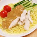 hitomi♪＊'s cooksnap of when they made 手作り芝麻醤風たれが旨い！棒々鶏冷麺♪.