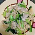 のんたんΣ's cooksnap of when they made ＊簡単！豚肉と小松菜とえのきの中華炒め＊.