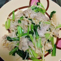 のんたんΣ's cooksnap of when they made ＊簡単！豚肉と小松菜とえのきの中華炒め＊.
