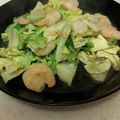 しらたまこむぎ's cooksnap of when they made ☆春キャベツと海老のアジアン炒め☆.
